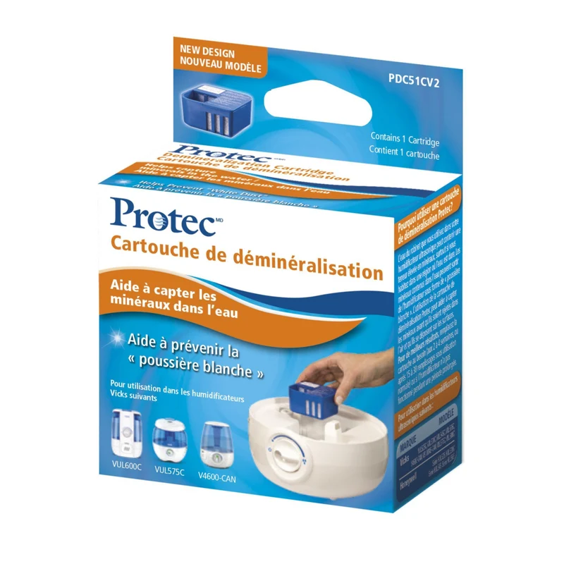 Honeywell - Cartouche de déminéralisation Protec pour humidificateurs des séries HUL525, HUL545, HUL565 et HUL530C