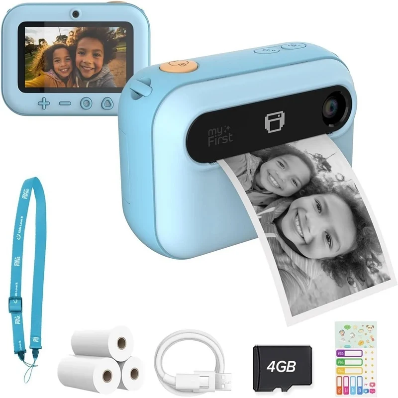 myFirst - New Camera Insta 20 Appareil photo numérique instantané pour enfants - Bleu