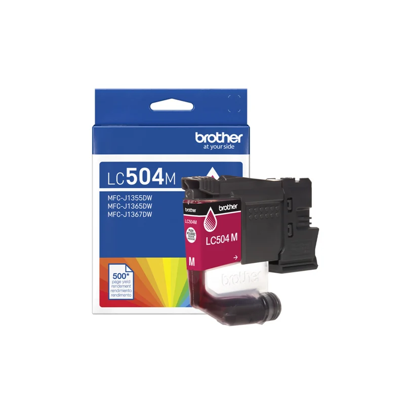 Brother - LC504MS Cartouche d’encre magenta authentique à rendement standard
