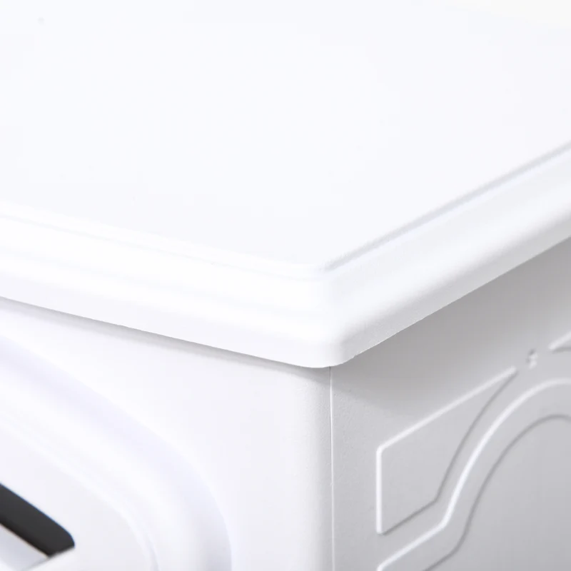 HOMCOM - Poêle électrique avec protection contre la surchauffe - 750W/1500W - blanc