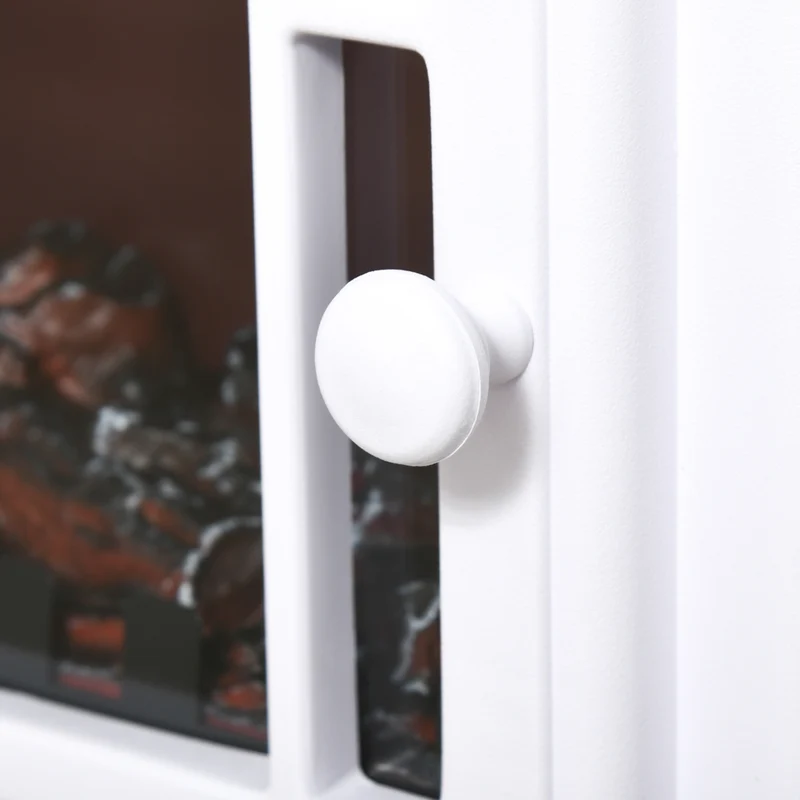 HOMCOM - Poêle électrique avec protection contre la surchauffe - 750W/1500W - blanc
