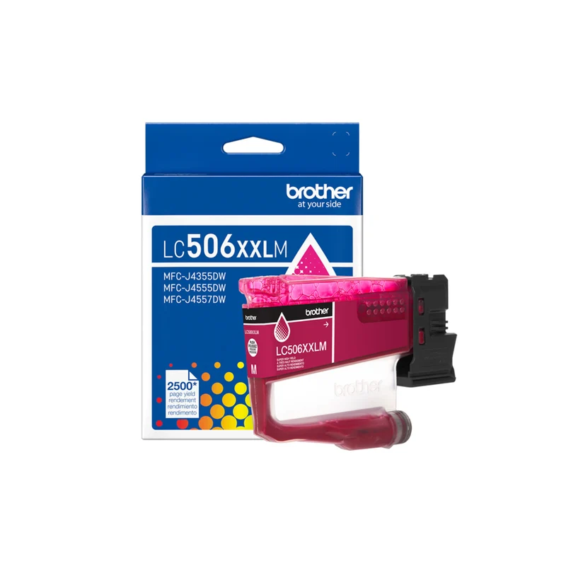 Brother Genuine LC506XXLMS Ink Cartridge - Super High Yield - Magenta