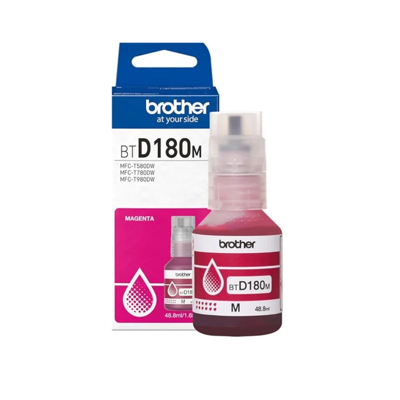 Brother - BTD180MS Bouteille d’encre magenta authentique à haut rendement