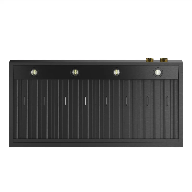 KUCHT KRHG480-GL 48" 1200 CFM Under‑Cabinet Range Hood with Digital Controls - Gemstone/Gold