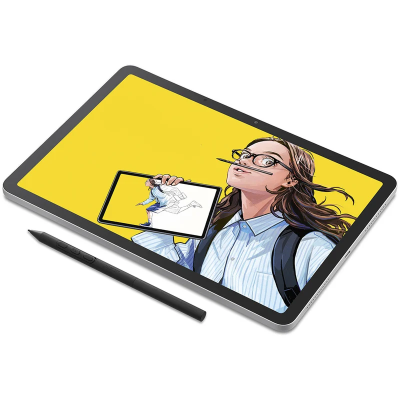 Wacom - MovinkPad 11, 11,5 po, 8 Go de RAM, 128 Go de stockage, Android, Tablette graphique avec stylet Slim Pro Pen 3 - Gris clair