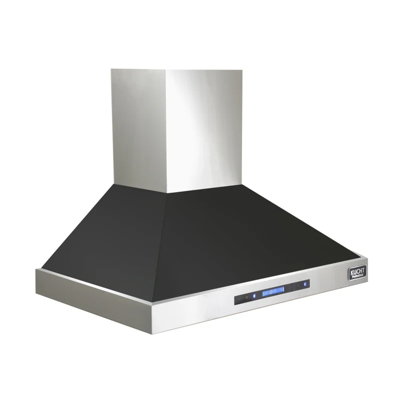 KUCHT KRH3015-K 30 po Hotte murale professionnelle - 900 CFM - Acier inoxydable/Noir
