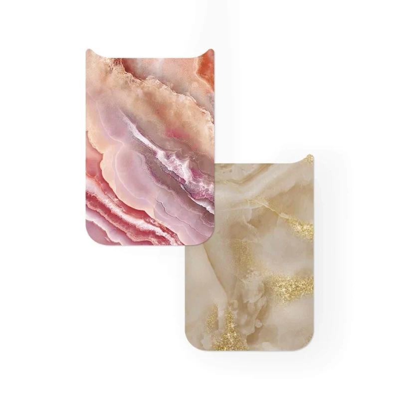 Ideal of Sweden - Pack Imprimé iPhone 17 Air - Marbre rose poudré