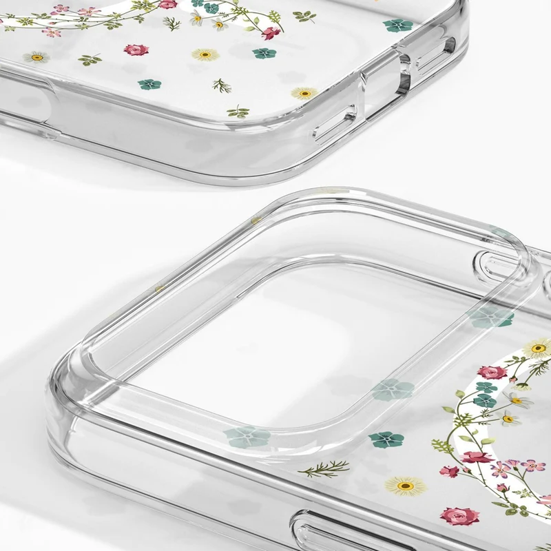 Ideal of Sweden Clear MagSafe Mid Case for iPhone 17 Pro Max - Petite Floral