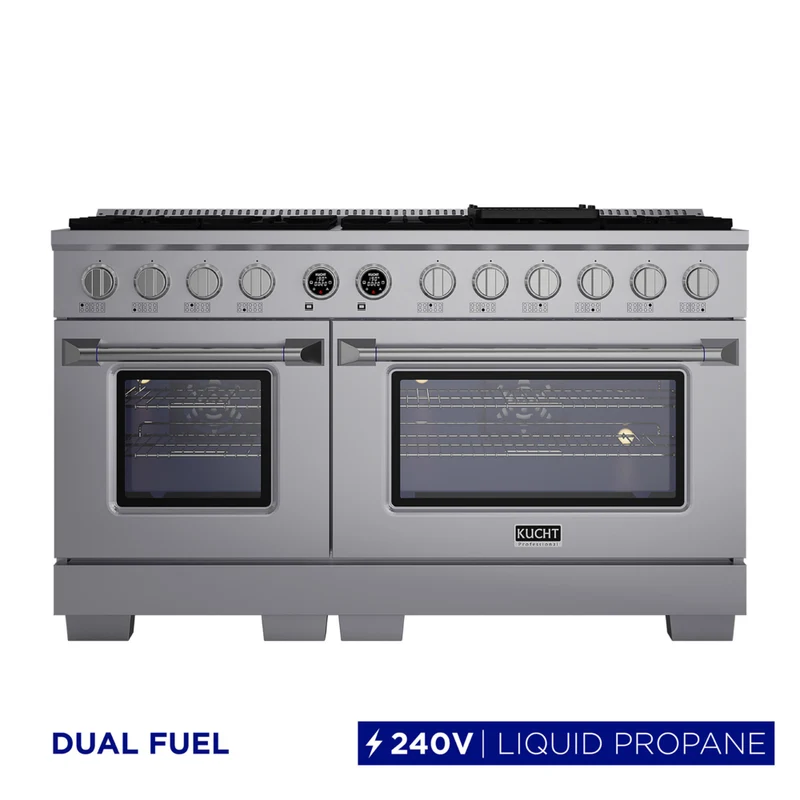 Kucht - 60 po Série KXP Cuisinière double énergie Propane - Acier inoxydable