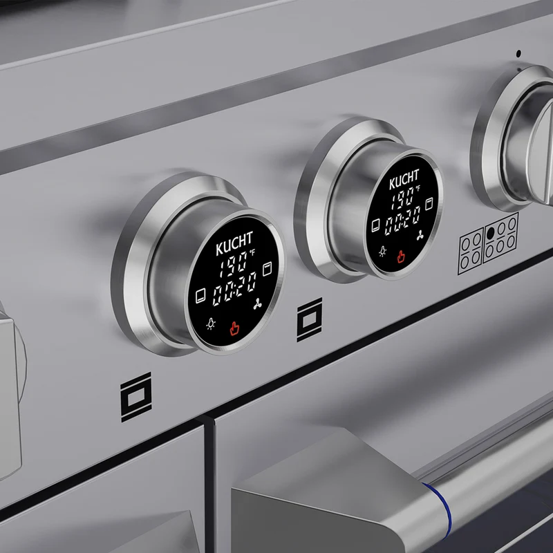 Kucht - 60 po Série KXP Cuisinière double énergie Propane - Acier inoxydable
