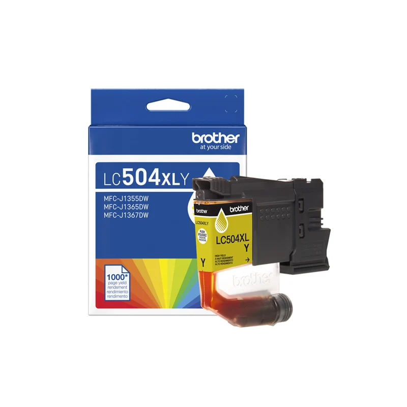 Brother Genuine LC504XLYS Ink Cartridge - High Yield - Yellow