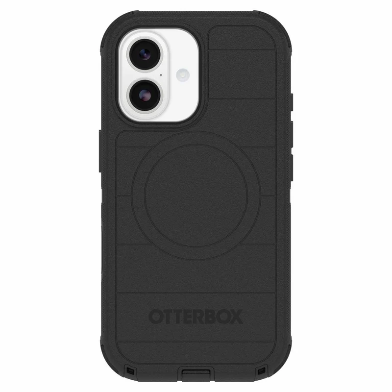 OtterBox Defender Pro Compatible with MagSafe Case and Holster for iPhone 17 - Black