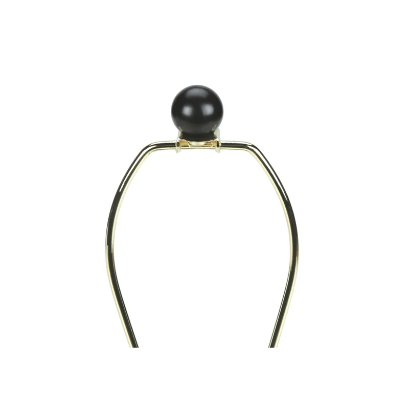 Monarch Specialties - Luminaire - 22 po H Lampe De Table - Céramique Noire - Abat-Jour Ivoire / Crème - Transitionnel