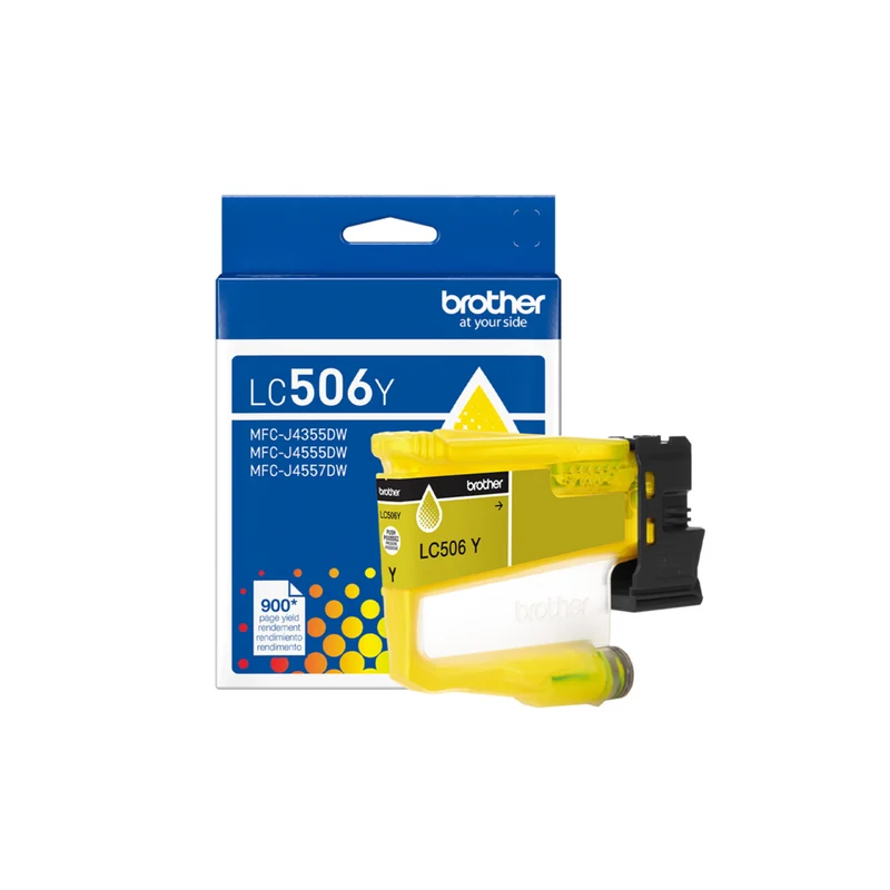 Brother Genuine LC506YS Ink Cartridge - Standard Yield - Yellow