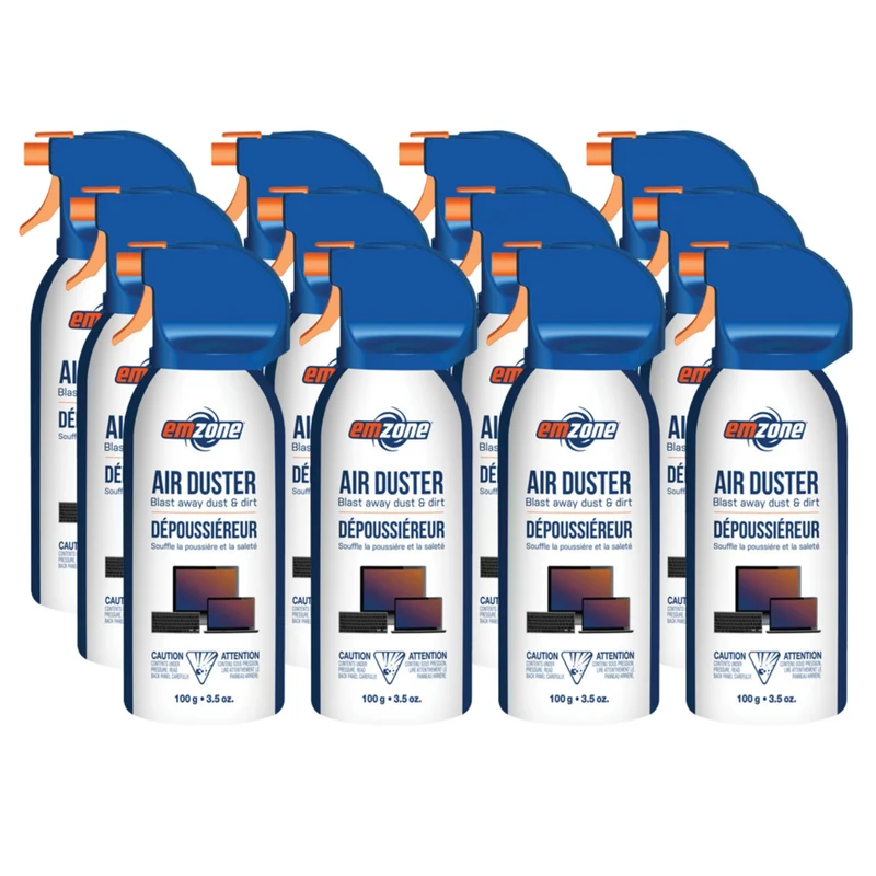 Emzone - Mini dépoussiéreur - 100 g - Lot de 12