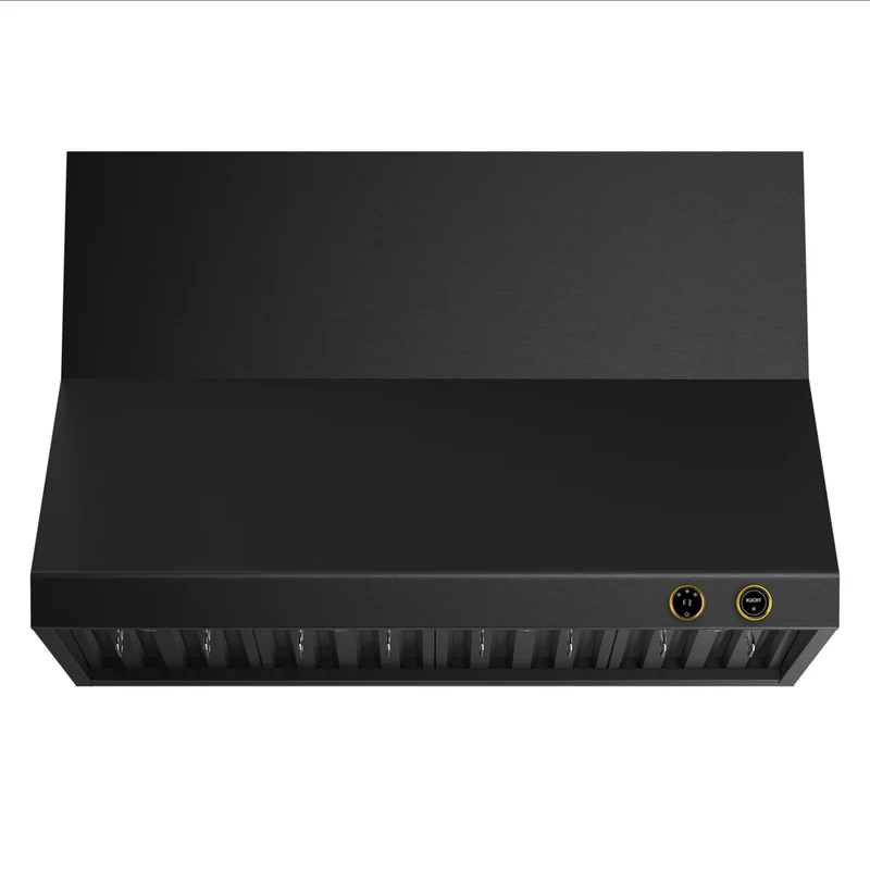 KUCHT KRHG480-GL-C 48 po Hotte murale - avec commandes numériques - 1200 CFM - Gemstone/Or
