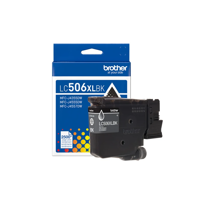 Brother Genuine LC506XLBKS Ink Cartridge - High Yield - Black