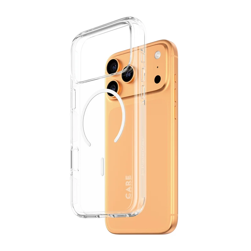 PanzerGlass CARE Clear Urban Explorer MagSafe Case for iPhone 17 Pro Max - White Ring