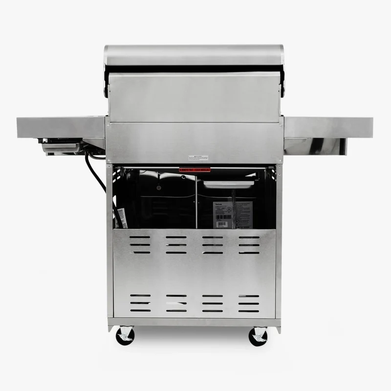 Kenmore 4 Burner Gas Grill with Searing Side Burner - Stainless Steel