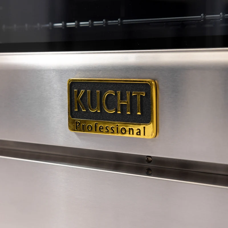 Kucht - 36 po Série KXP Cuisinière double énergie Propane - Acier inoxydable/Or