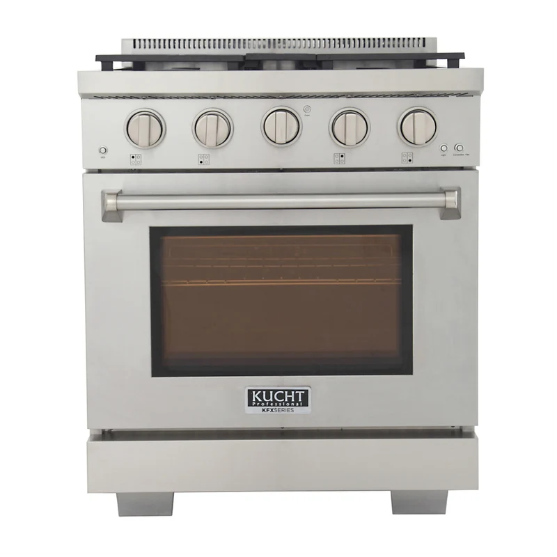 Kucht - 30 po Série KFX-X Cuisinière Pro Style au gaz naturel - Acier inoxydable