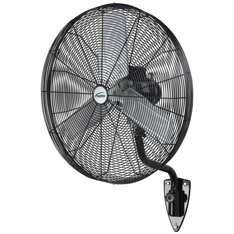 Matrix Industrial - Ventilateur mural oscillant de 30"