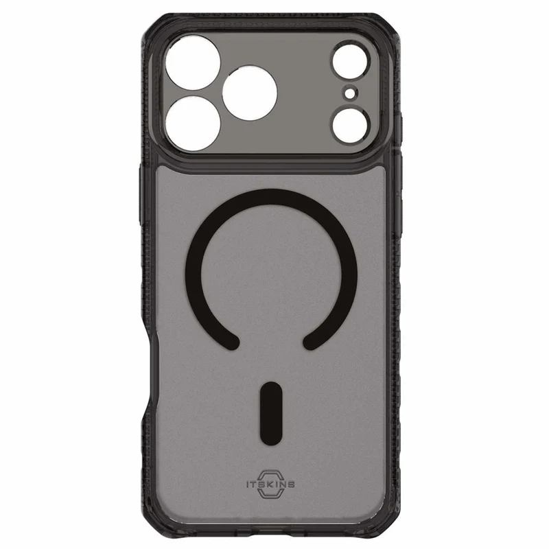 ITSKINS Hybrid_R Vapor Compatible with MagSafe Case for iPhone 17 Pro - Smoke