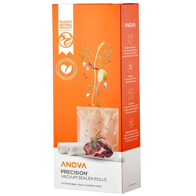 Anova-Rouleaux de sacs pour scelleuse sous vide Precision, 2 rouleaux