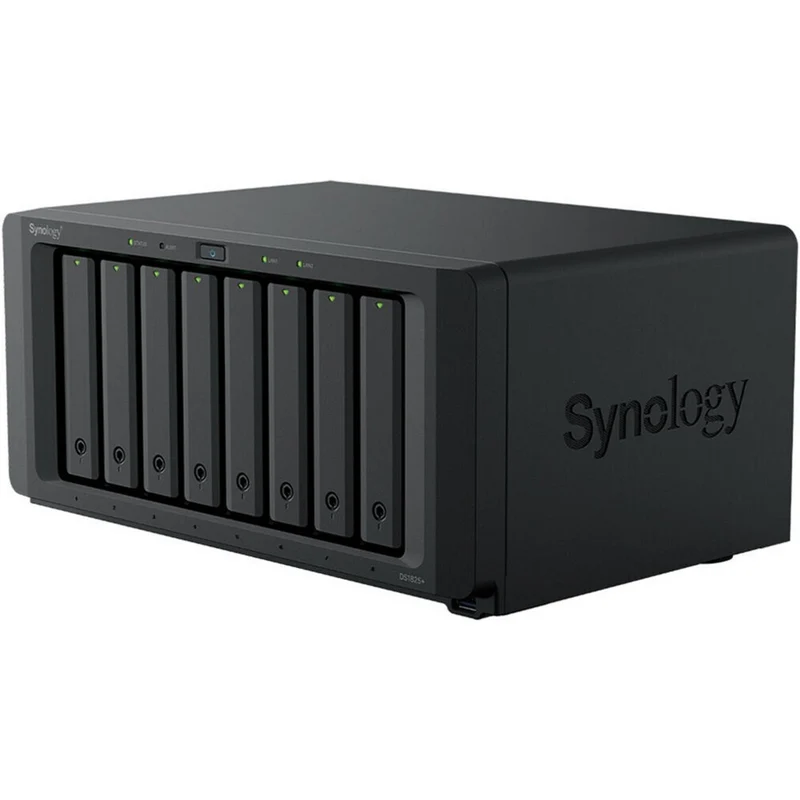 Synology - DS1825+ Serveur NAS DiskStation à 8 baies - AMD Ryzen V1500B - 8 Go de RAM