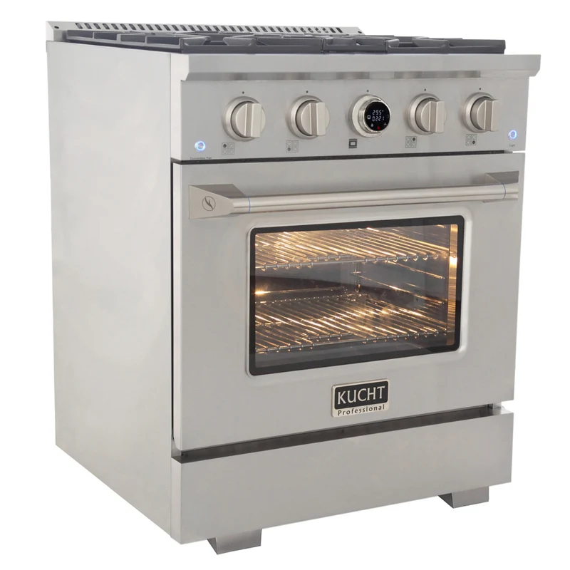 Kucht - 30 po Série KXP Cuisinière double énergie Gaz naturel - Acier inoxydable