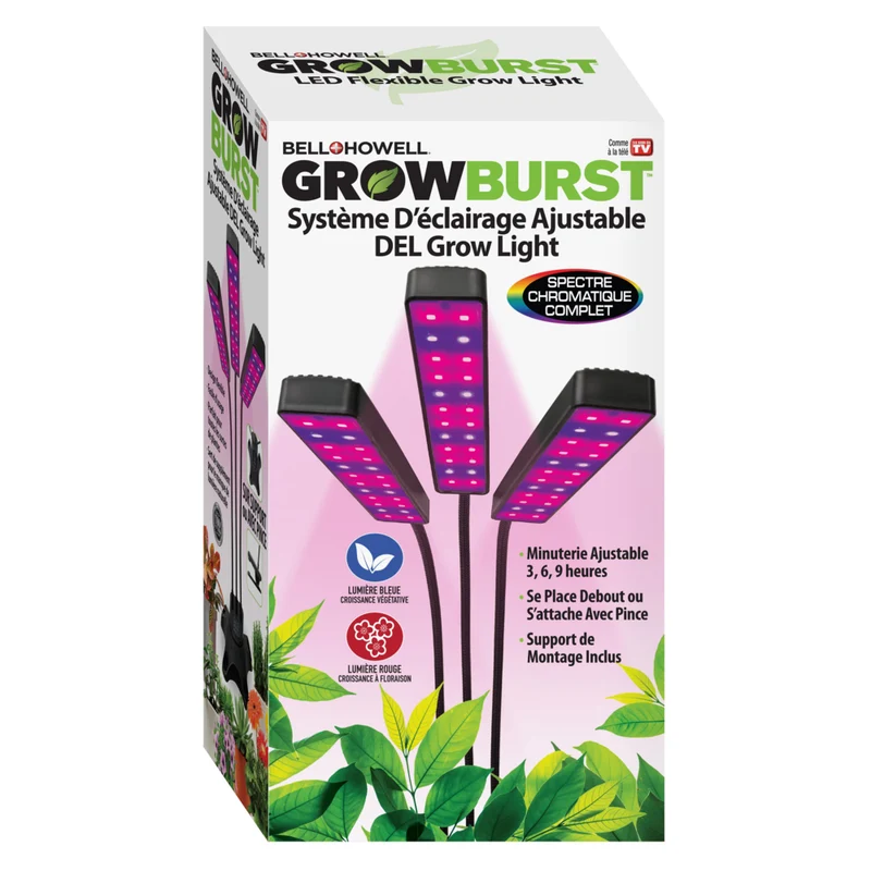 Bell+Howell Growburst Indoor Plant Growing Lamp