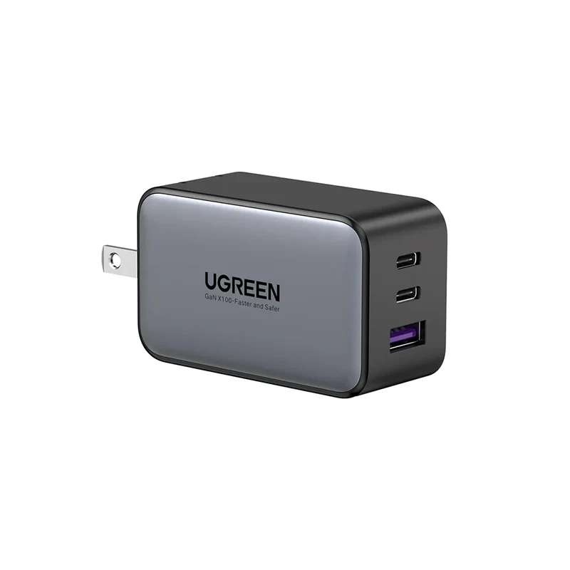 UGREEN 65W GaN Fast Charger - 2x USB-C/1x USB-A