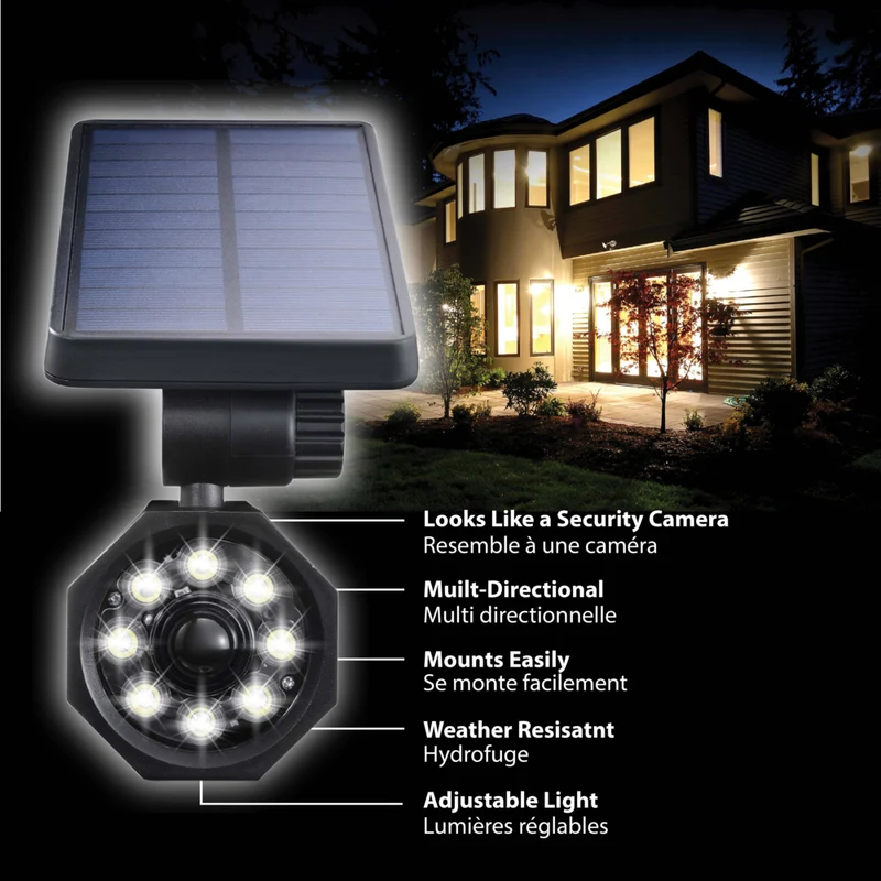 Lampes solaires à DEL Bell+Howell Bionic Spotlight Deluxe avec détecteur de mouvement