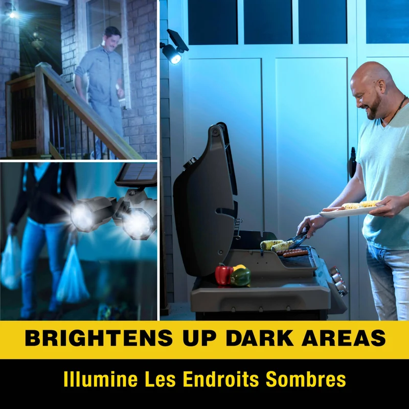 Lampes solaires à DEL Bell+Howell Bionic Spotlight Deluxe avec détecteur de mouvement