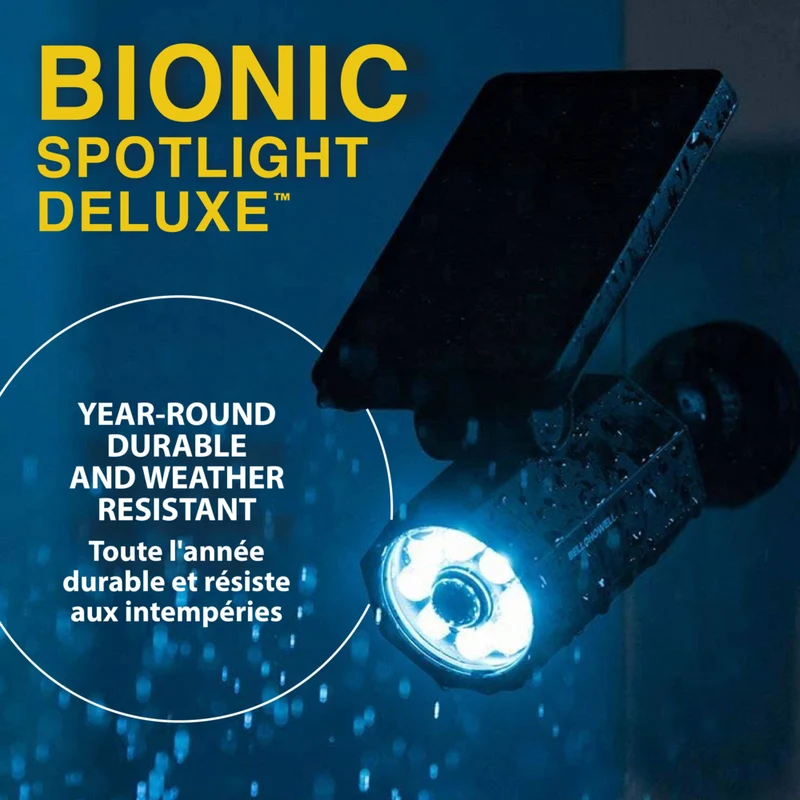 Lampes solaires à DEL Bell+Howell Bionic Spotlight Deluxe avec détecteur de mouvement