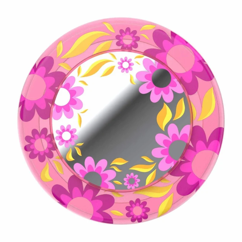 PopSockets PopGrip for MagSafe Round with Adapter Ring - Pink Relief
