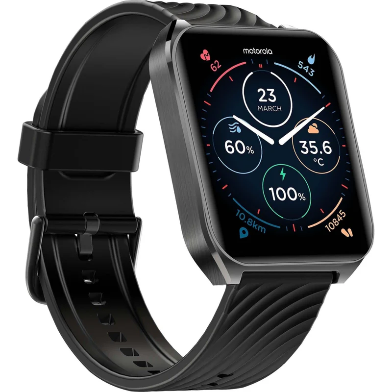 Motorola MotoWatch 70 - 48 x 36mm - Heart Rate Monitor - Black