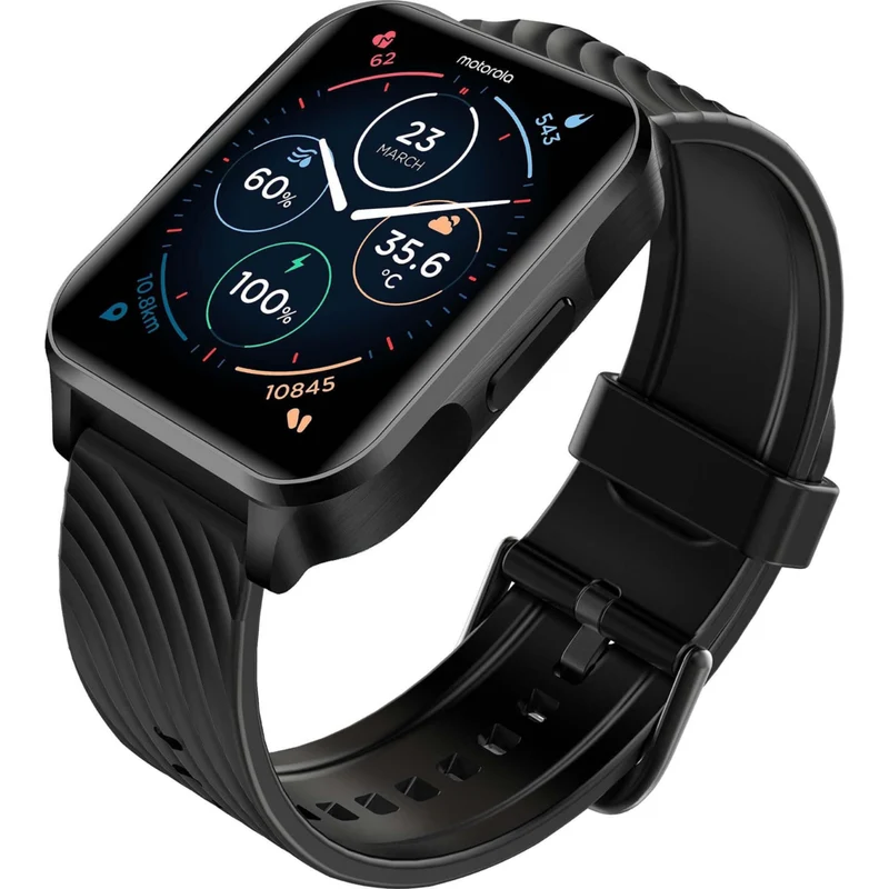 Motorola MotoWatch 70 - 48 x 36mm - Heart Rate Monitor - Black