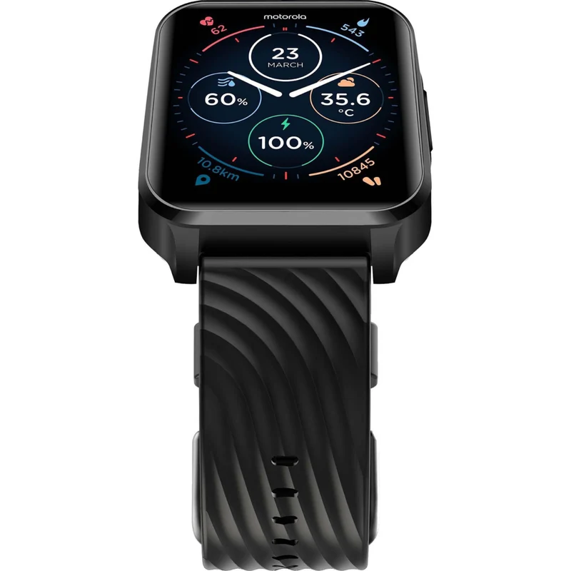 Motorola MotoWatch 70 - 48 x 36mm - Heart Rate Monitor - Black