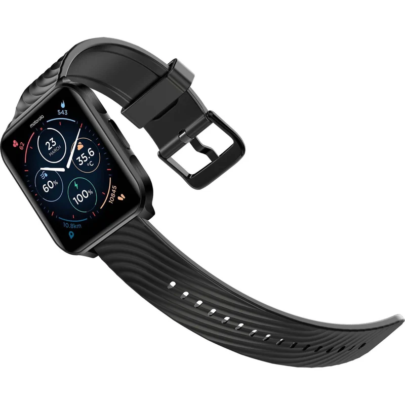Motorola MotoWatch 70 - 48 x 36mm - Heart Rate Monitor - Black