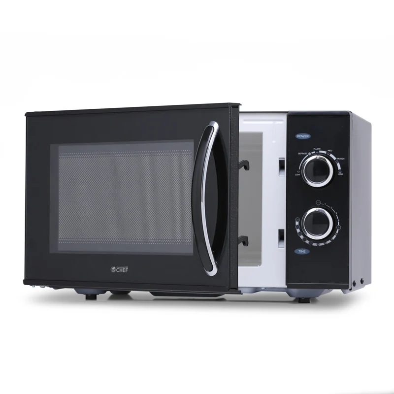 Commercial Chef 0.9 cu ft. 900W Countertop Microwave - Black