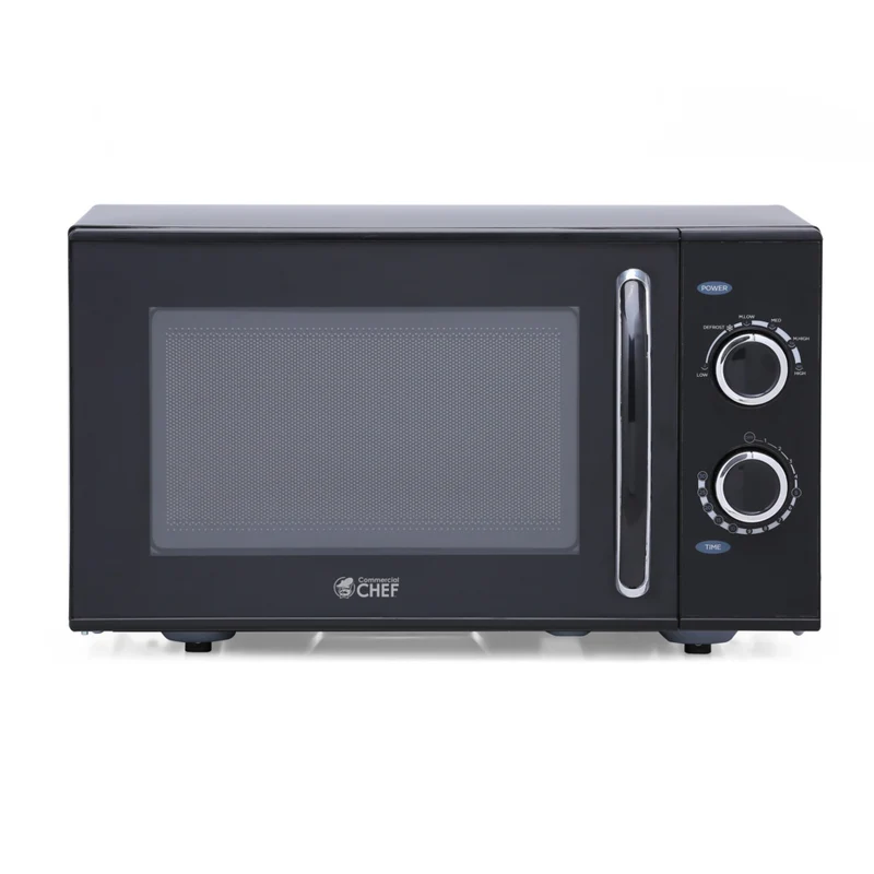 Commercial Chef 0.9 cu ft. 900W Countertop Microwave - Black