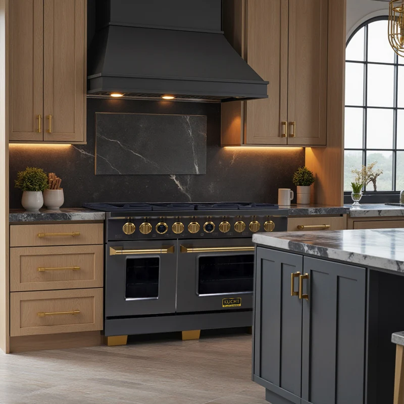 Kucht - 48 po Série KXD Cuisinière double énergie Gaz naturel - Gemstone