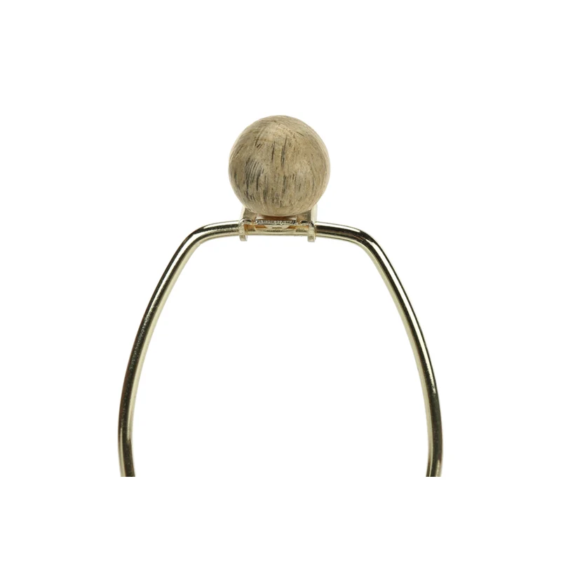 Monarch Specialties - Luminaire - 25 po H Lampe De Table - Abat-Jour Noir - Résine Brune - Contemporain
