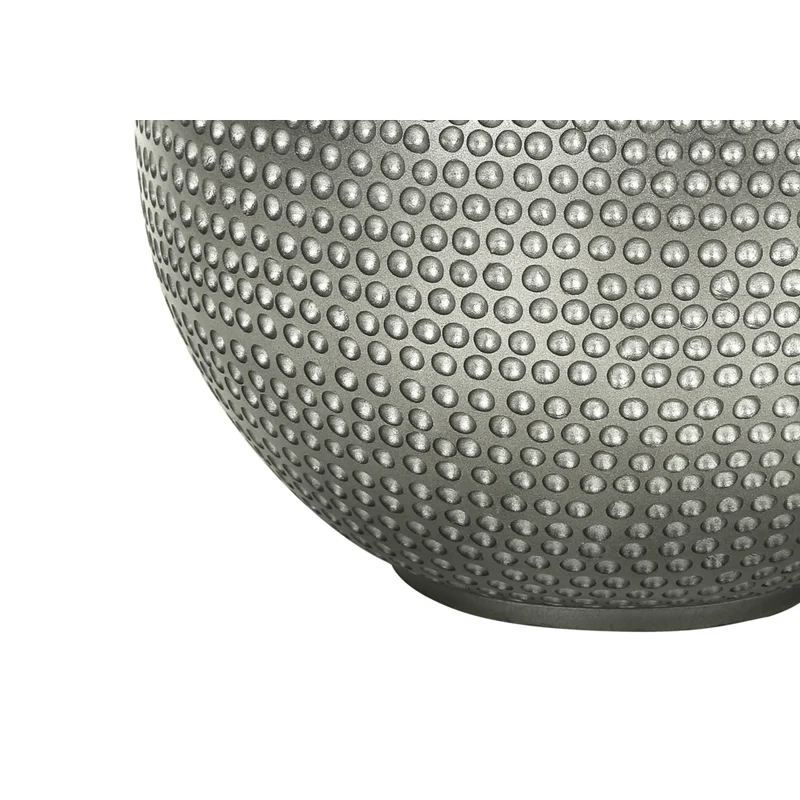 Monarch Specialties - Luminaire - 19 po H Lampe De Table - Résine Grise - Abat-Jour Ivoire / Crème - Moderne