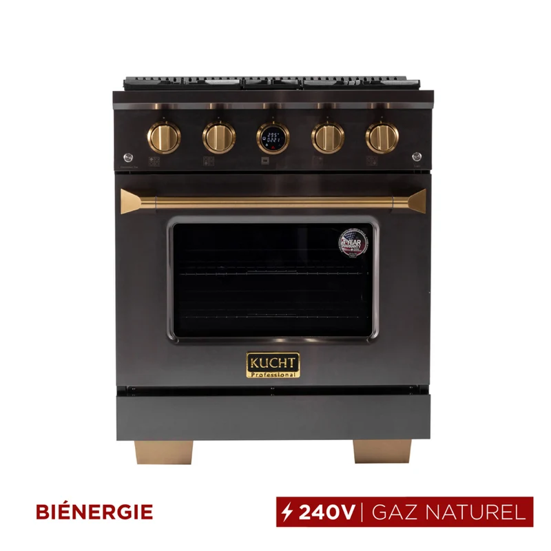 Kucht - 30 po Série KXD Cuisinière double énergie Gaz naturel - Gemstone