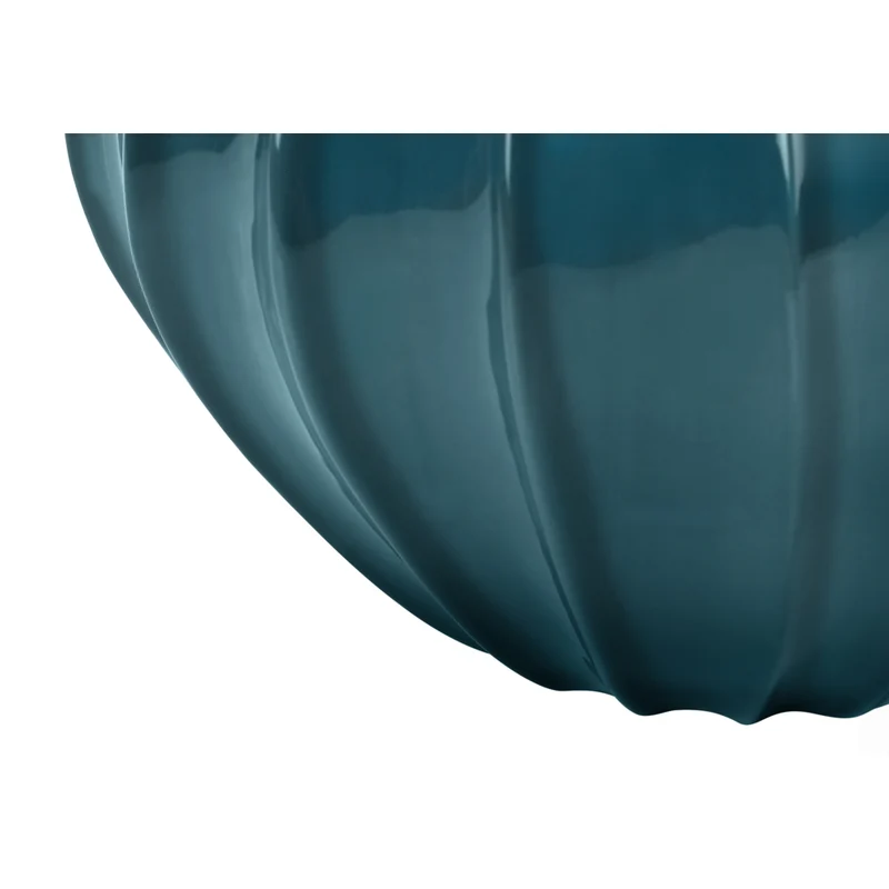Monarch Specialties - Luminaire - 24 po H Lampe De Table - Céramique Bleue - Abat-Jour Ivoire / Crème - Transitionnel