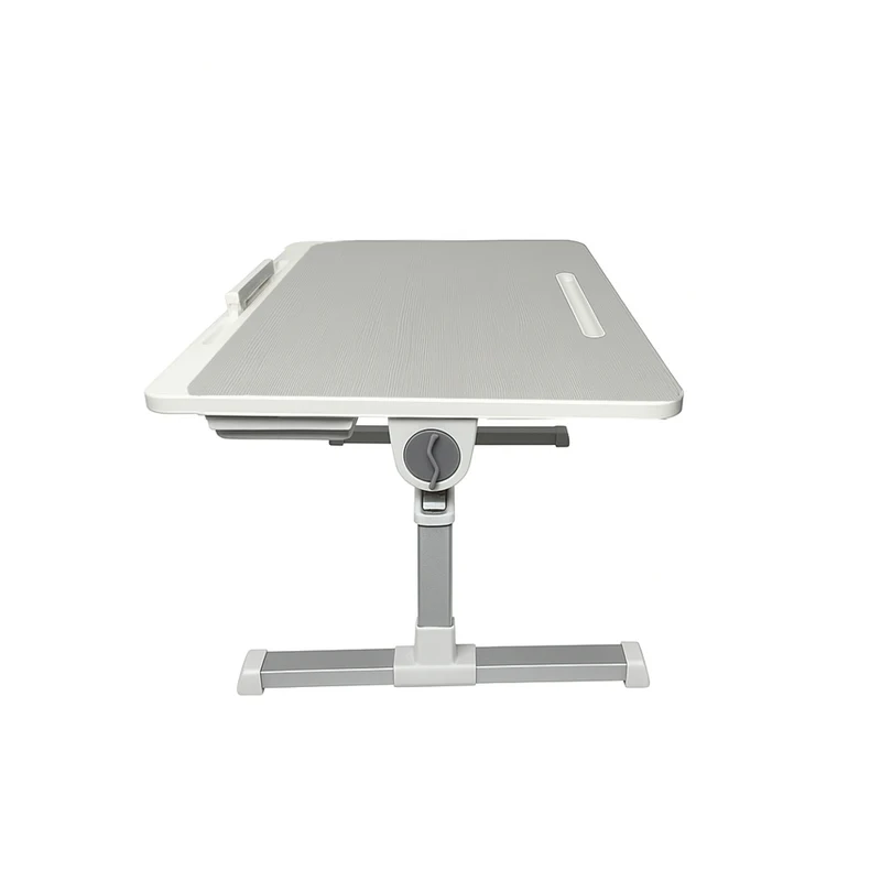 Nicer Interior - Support pour ordinateur portable pliable et réglable en hauteur - Plateau de bureau - Gris