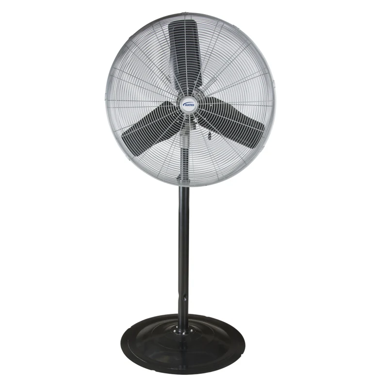 Matrix Industrial - Ventilateur oscillant sur socle pour l'extérieur