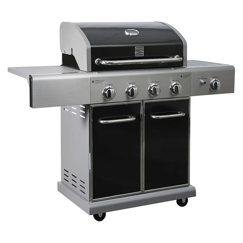 Kenmore - Barbecue au gaz à 4 brûleurs avec brûleur latéral de saisie